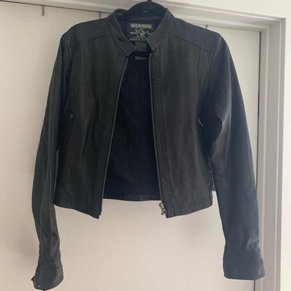 True Religion Leather Jacket